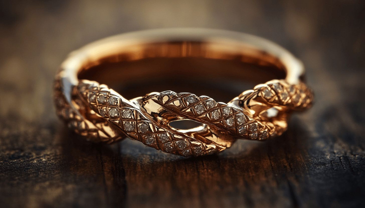 Bijoux - Découvrez le charme unique de la bague torsadée