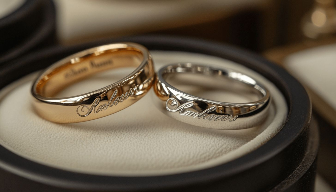 Bijoux - Personnalisation de bague prénom pour femme : la tendance de l'alliance prénom